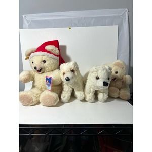 Big Lot Of Vintage Plush Bears- Snuggle Russ- Russ Berrie- Christmas